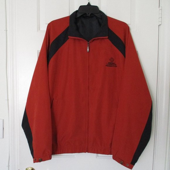 Monterey Club Mens L/S Monterey C.C. Pres. Cup Full Zip Golf Windbreaker - Large - Picture 1 of 4